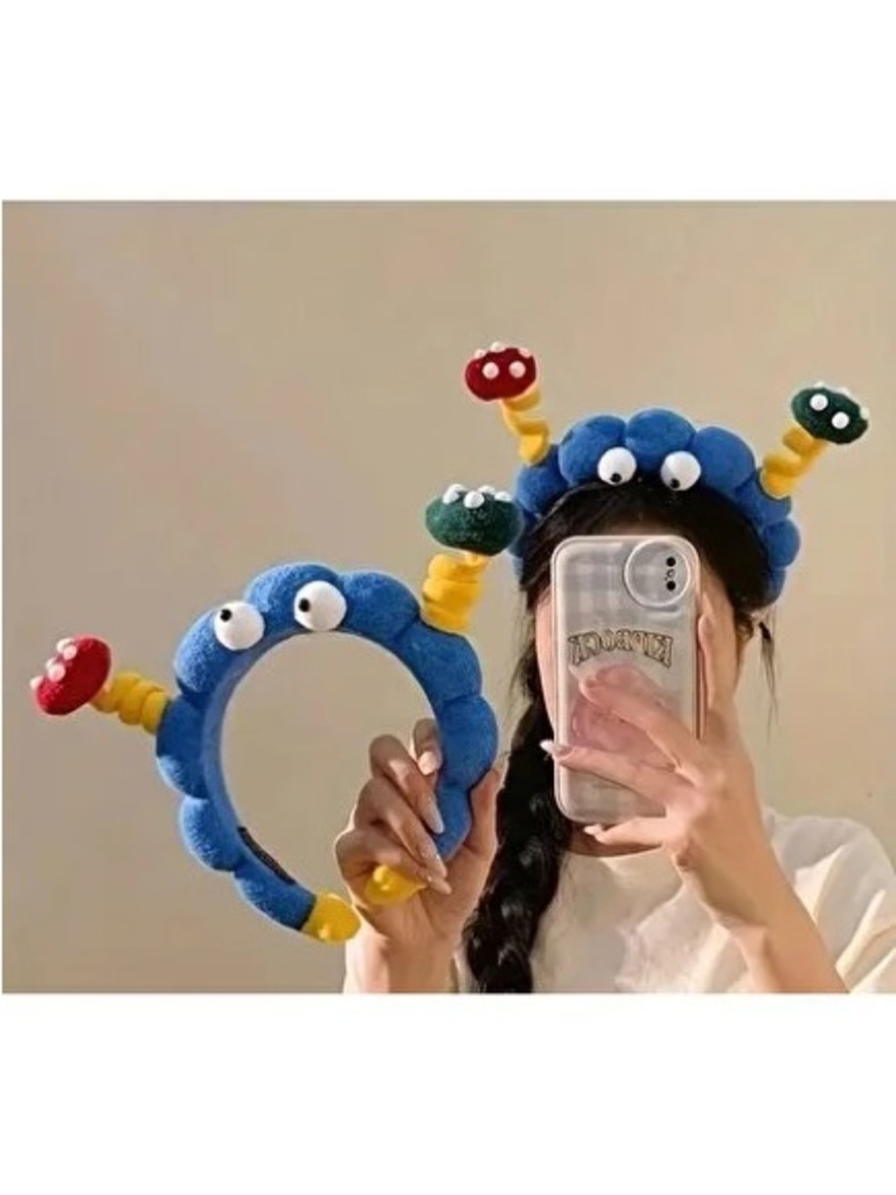 Wiggly Alien Mushroom Spa Headband - Picture 5 of 11
